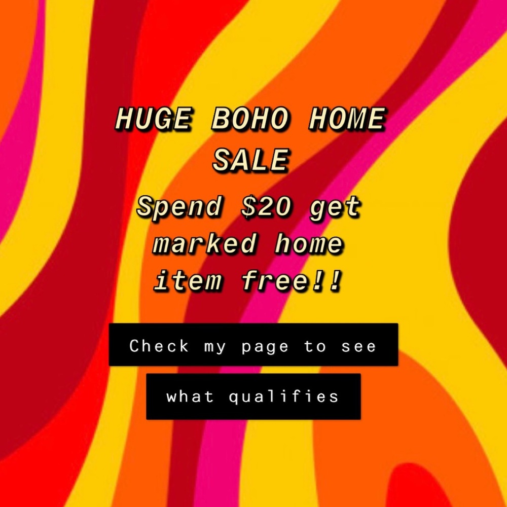 Huge boho home sale